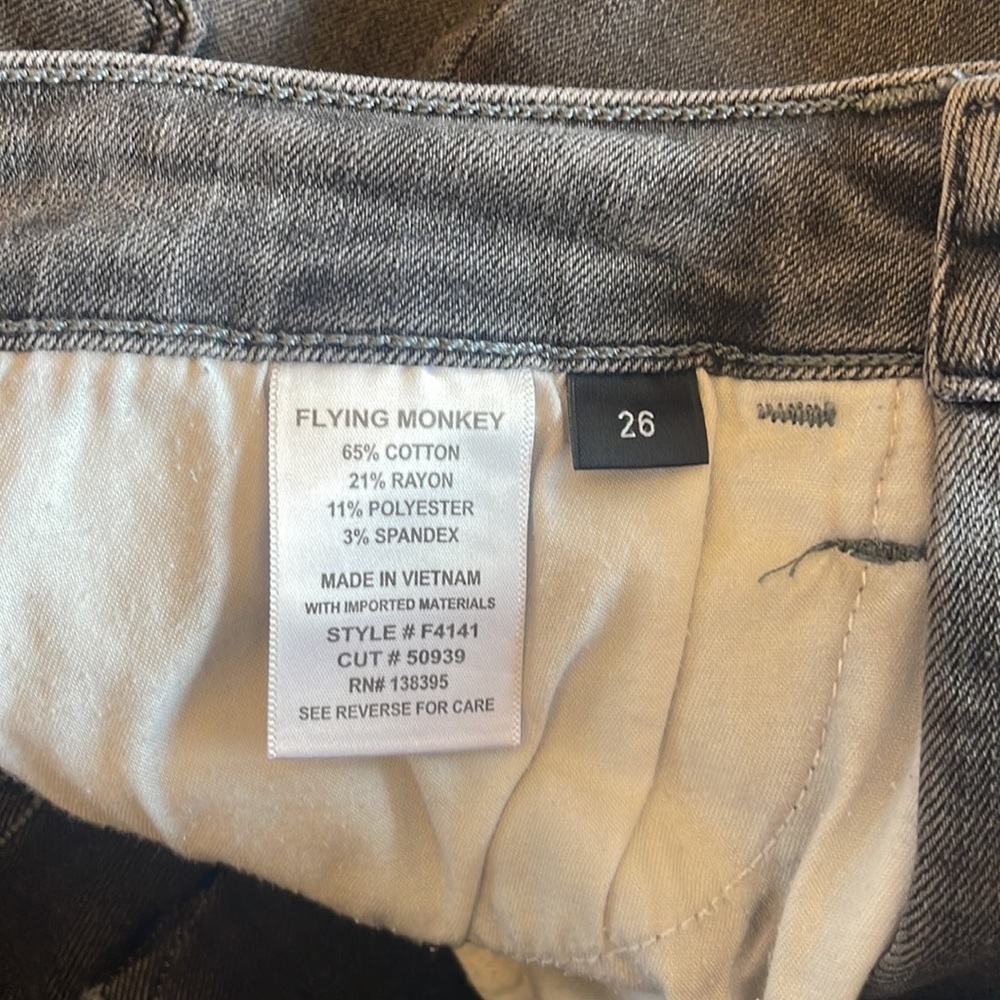 {Flying Monkey} High Rise Crop Skinny - Picture 5 of 6